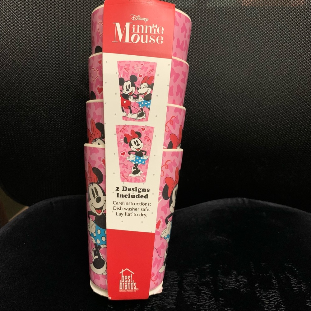 New Disney minnie mouse kids cups 4 packs - Picture 3 of 3